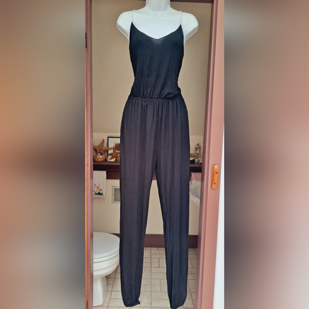 VENUS Jumsuit Playsuit Black Pantsuit Romper Sexy Clubwear SMALL